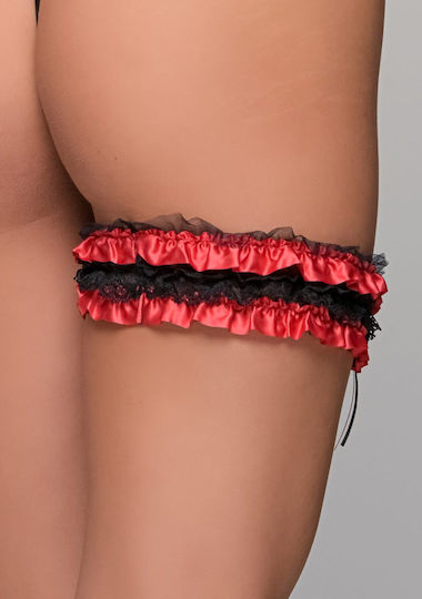 Milena by Paris Schwarze Strapsbänder mit Spitze