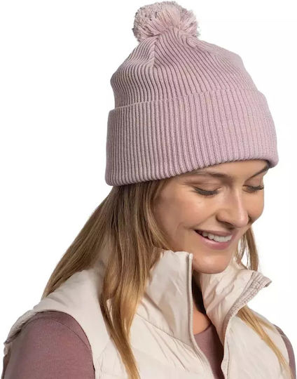 Beanie Unisex Σκούφος Πλεκτός σε Καφέ χρώμα