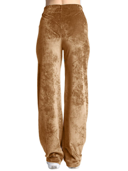 Paco & Co Pantaloni de trening Catifea Beige