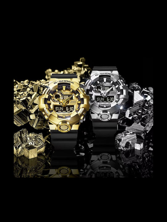 Casio G-shock Digital Men's Watch Chronograph Battery with Black Rubber Strap
