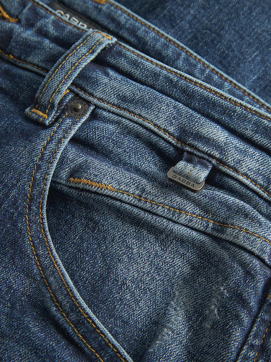 Alex Pantaloni Jeans pentru Bărbați Elastic Denim mediu îmbătrânit