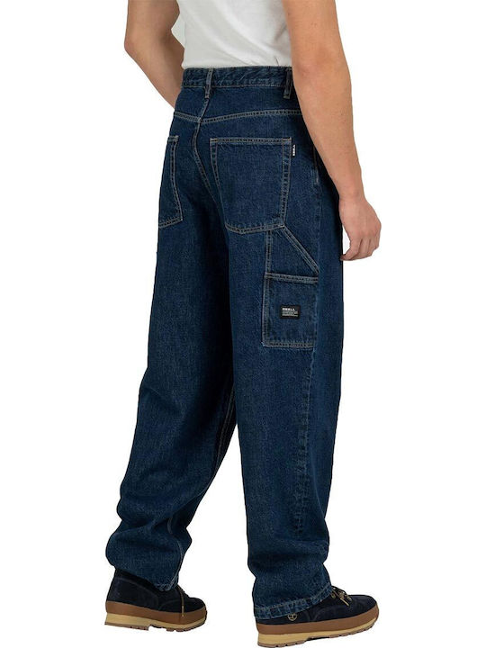 Reell Worker Ανδρικό Παντελόνι Τζιν Baggy Dark Stone