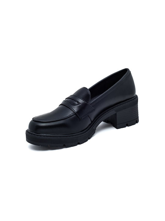 Mocasini dama în culoarea Negru
