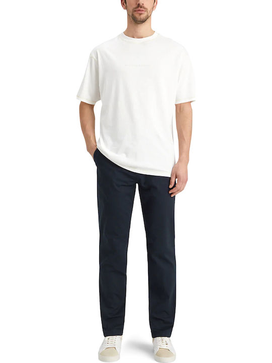 Stuart Hose Chino Elastisch in Schlanker Passform Blue