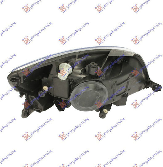 Front Headlight Electric H4 With Motor Depo Skoda Roomster 10-15 5j1941017c Left 1 Pc
