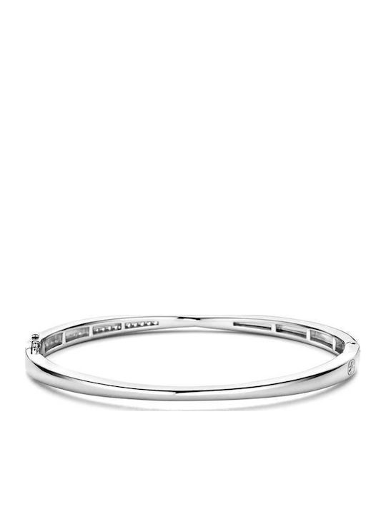 Ti Sento Damen Armband Handschellen aus Silber mit Zirkon