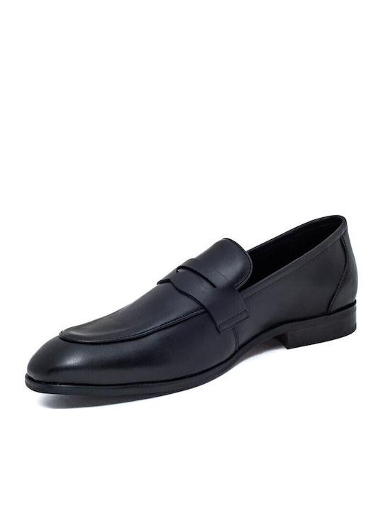 Men's Leather Moccasins Black