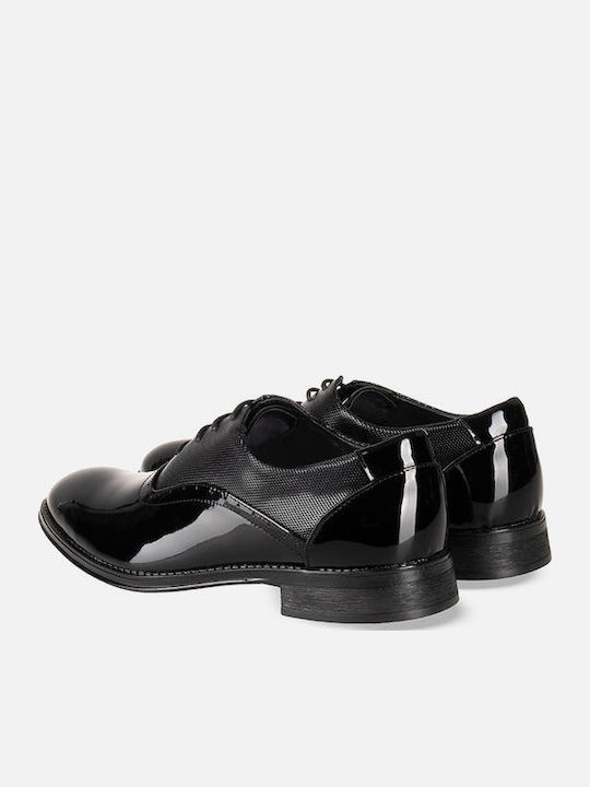 Men's Synthetic Leather Casual Shoes Black