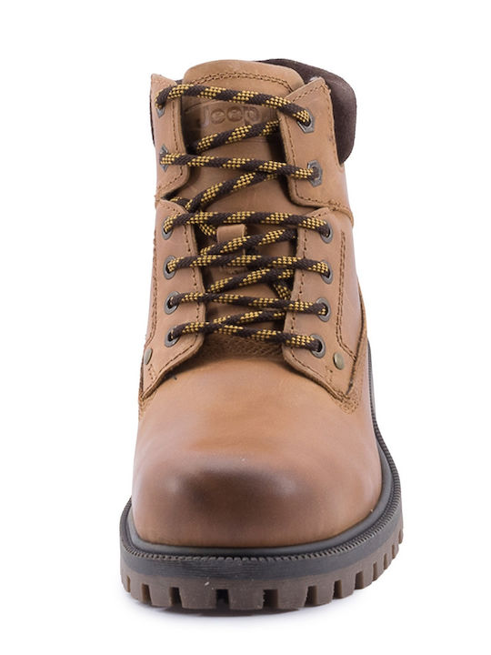 Leather Brown Men's Boots