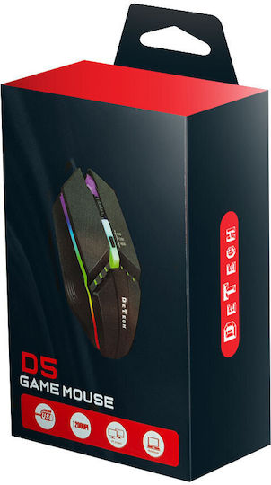 D5 RGB Gaming Ποντίκι Μαύρο