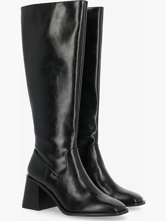 Synthetic Leather Women's Boots Black