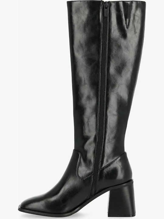 Synthetic Leather Women's Boots Black