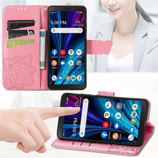 Θήκη Πτερύγιο T Phone 2 5g Butterfly Ροζ Rose Gold