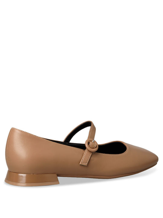 Envie Shoes Damen Ballerinas in Beige Farbe