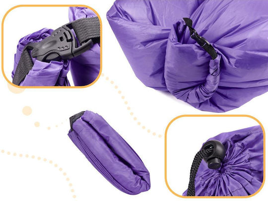 Saltea Gonflabilă Lazy Bag Violet 230x70cm