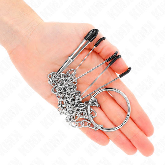 Kink Nipple Clamps in Black Color