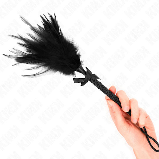 Kink Kitzelfeder in Schwarz Farbe