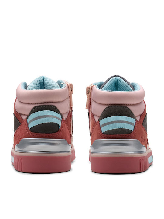 Oslo Hiker Kinder Sneakers Hoch Anatomisch Rosa