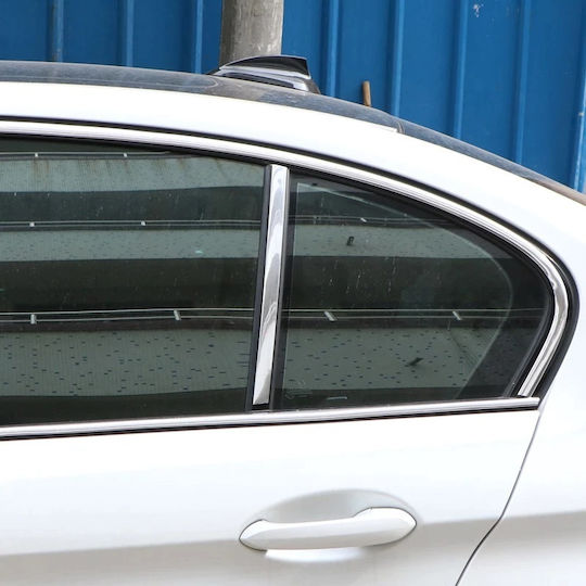Car Tape Stickers 4 x 4cm in Silver Color 1pcs