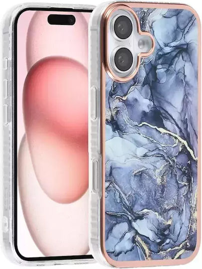 Tuniq iPhone 16 Silicone Case Marble Grey