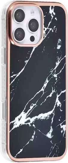 Tuniq iPhone 16 Pro Max Silicone Case Marble Black