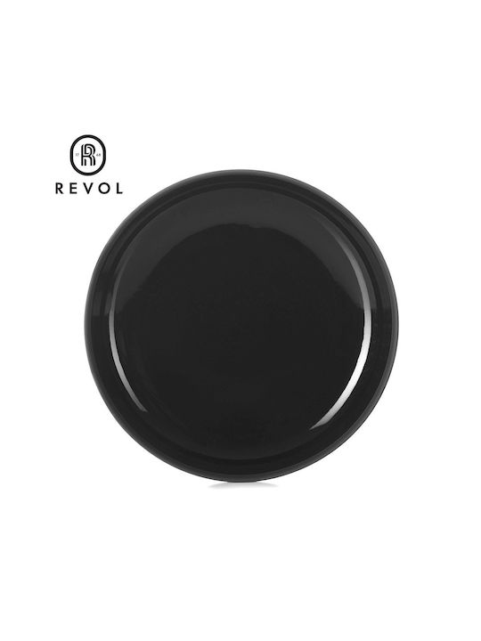 Revol Solid Πιάτο Βαθύ Μαύρο 23.5cm 4τμχ