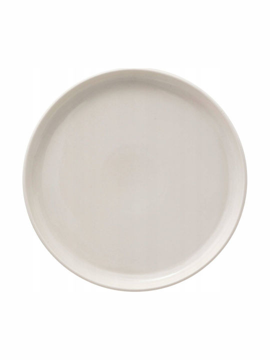 Atmosphera Nora Serving Plate Shallow White with Diameter 27cm