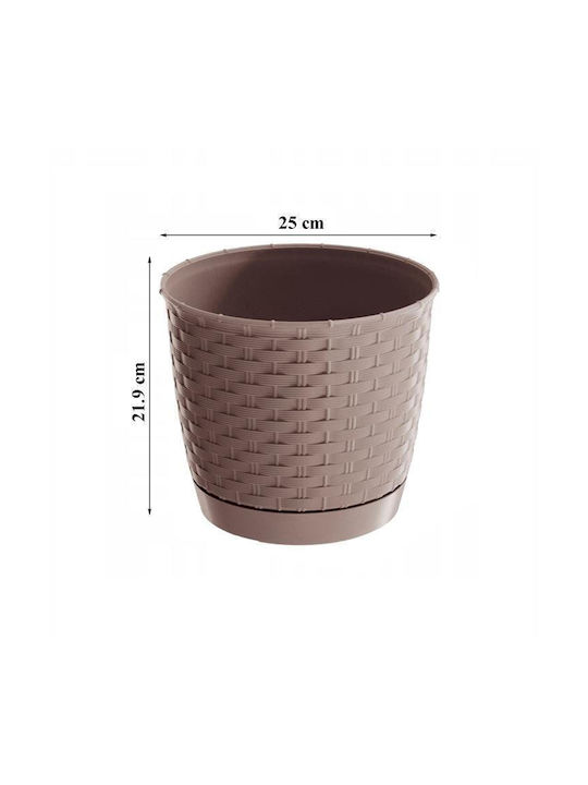 Prosperplast Κασπώ Rattan Καφέ