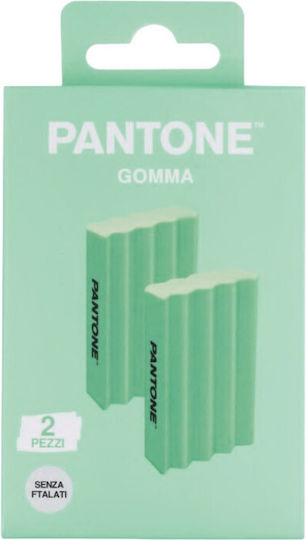 Pantone Eraser for Pencil and Pen 2pcs Green