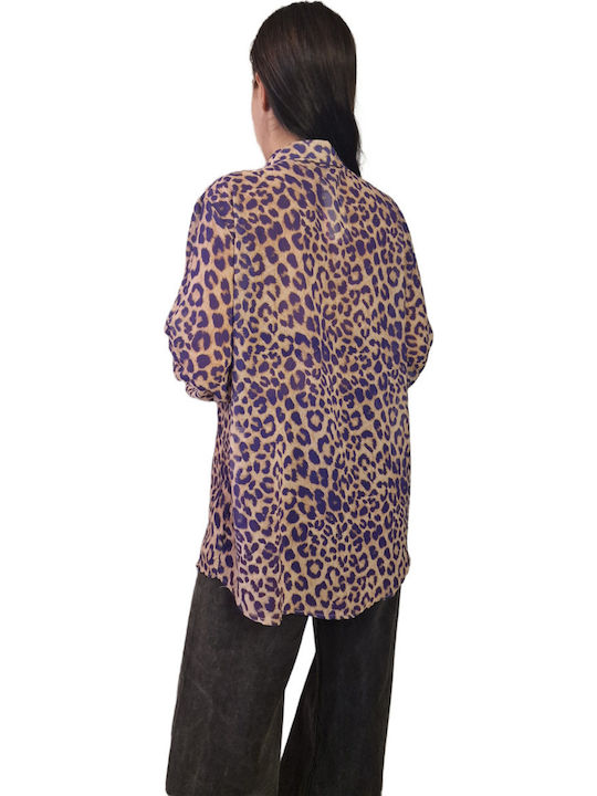 Women's Long Sleeve Shirt Purple