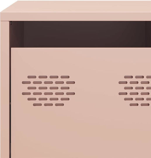Έπιπλο Τηλεόρασης Μεταλλικό Ροζ Μ101.5xΠ39xΥ43.5cm
