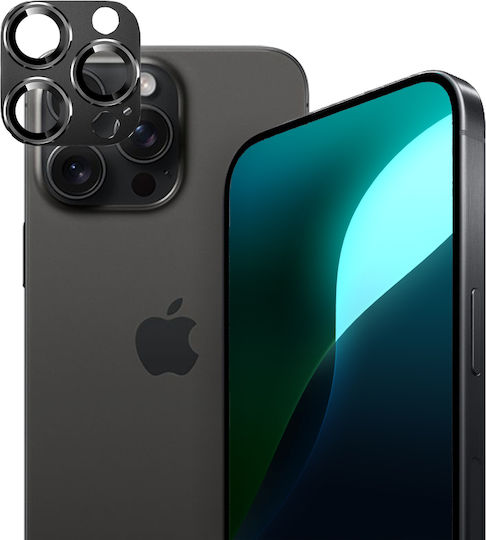 iPhone 16 Pro 16 Pro Max Camera Glass Black Metal Cover Erbord