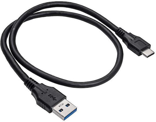 Akyga USB 3.1 Kabel USB-C männlich - USB-A Schwarz 0.5m (AK-USB-24)
