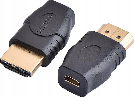 PremiumCord Конвертор HDMI Мъжки В Micro HDMI Женски 1 Брой kphdma-26