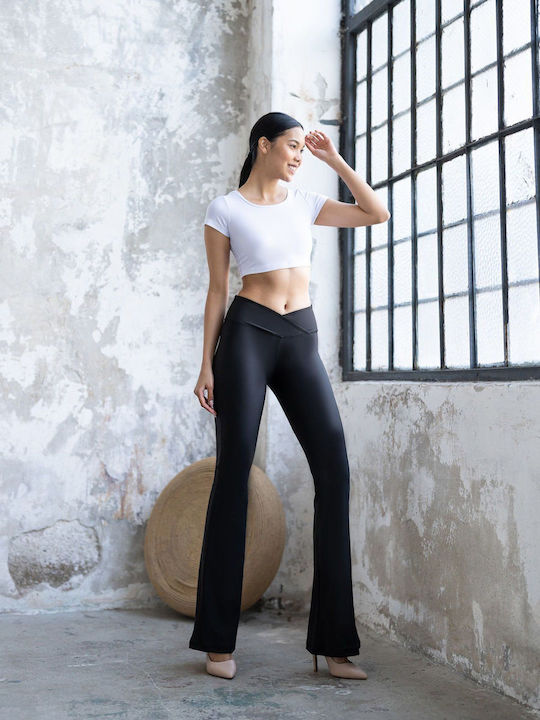Scrunch Women's Long Leggings Firming High Waist Push Up Black