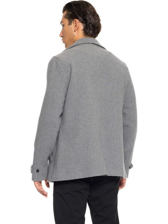 Herren Mantel grey