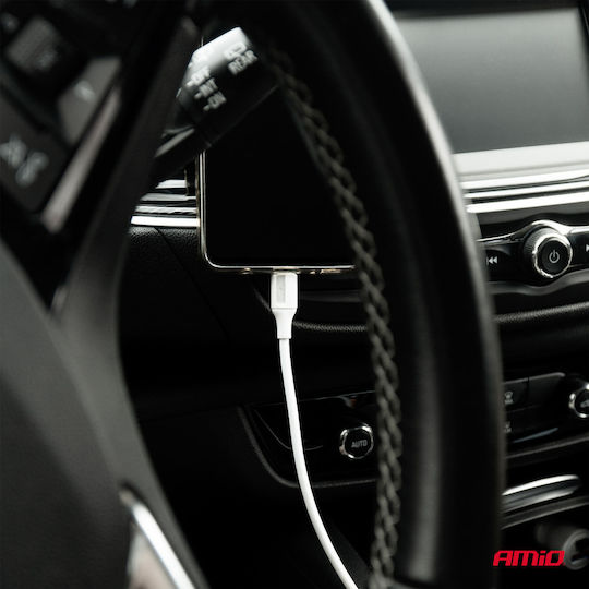 AMiO USB-C to Lightning Cable 20W Λευκό 1m (03922)