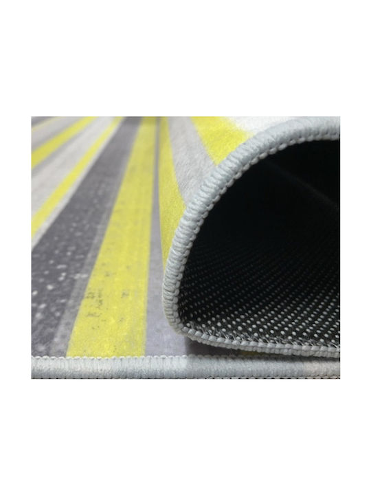 SpitiBazaar Anti-slip Rug Rectangular Yellow