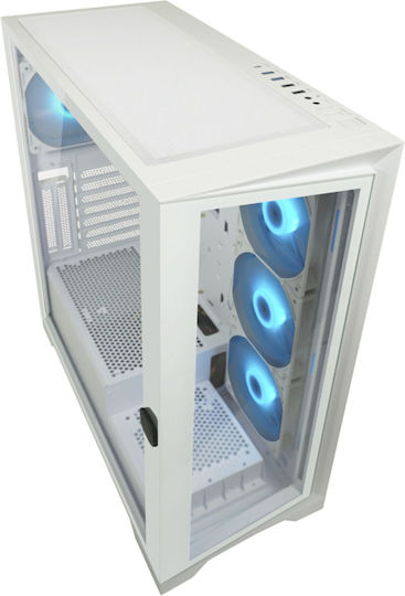 LC-Power Gaming 806W - Crosswind_X Midi Tower Κουτί Υπολογιστή με Πλαϊνό Παράθυρο Λευκό