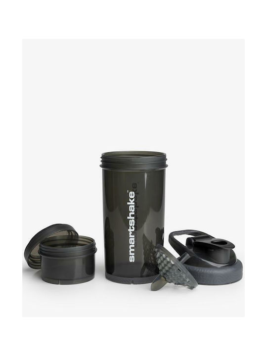 SmartShake 13075001 Plastic Protein Shaker 750ml Black