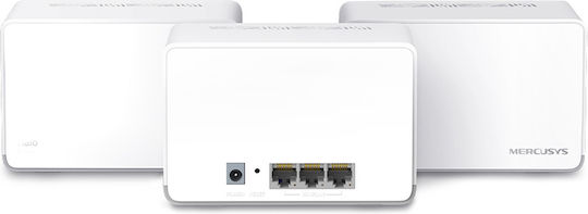 Mercusys Halo H70X v1.2 WiFi-Mesh-Netzwerk Zugriffspunkt Wi-Fi 6 Dualband (2,4 & 5 GHz) in Dreifach-KIt
