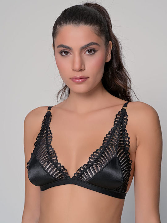 Milena by Paris Women's Bralette Bra Black