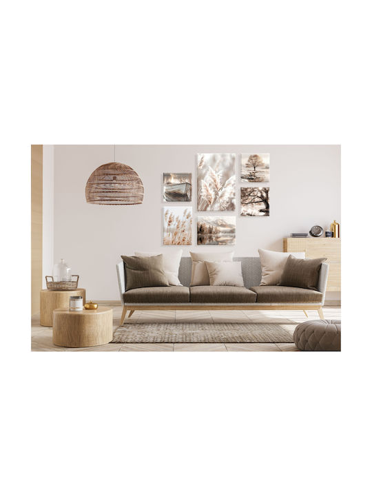 Decowalls 6-Piece Painting on Canvas 100x140cm