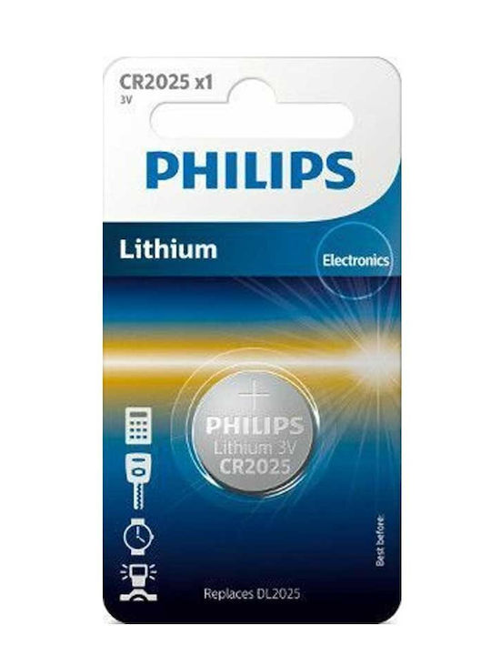 Lithium Watch Battery CR2025 3V 1pcs