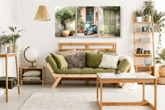 Decowalls Threefold Painting on Canvas 60x120cm