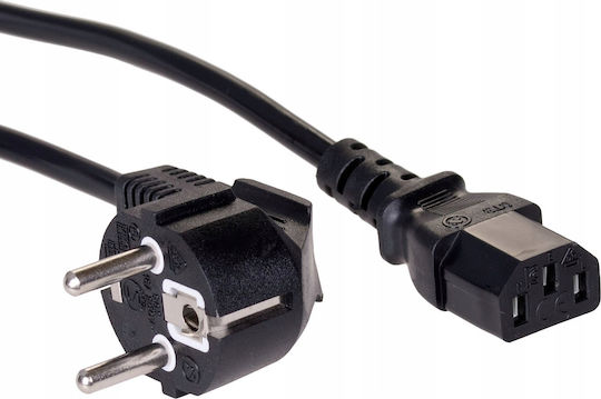 Akyga Schuko - IEC C13 Cablu 5m Negru (AK-PC-05C)