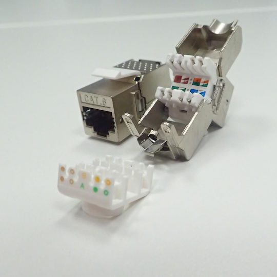 Netrack Keystone модул Keystone Jack RJ45 cat. 6 FTP 1бр (105-32)