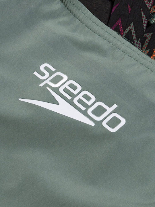 Speedo Fastskin Lzr Ignite Kneeskin 13437H819 Женски Състезателен Една част Бански за плуване Зелен