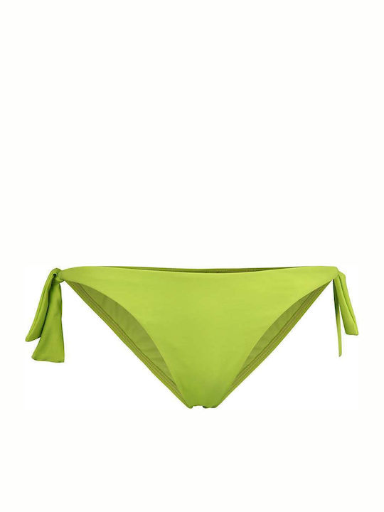 Bikini Bottoms Brazil with Laces Yellow
