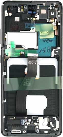 Сензорен екран с рамка, съвместим със Samsung Galaxy S21 Ultra 5G SM-G998B Samsung 16308 Phantom Black 5949419088122